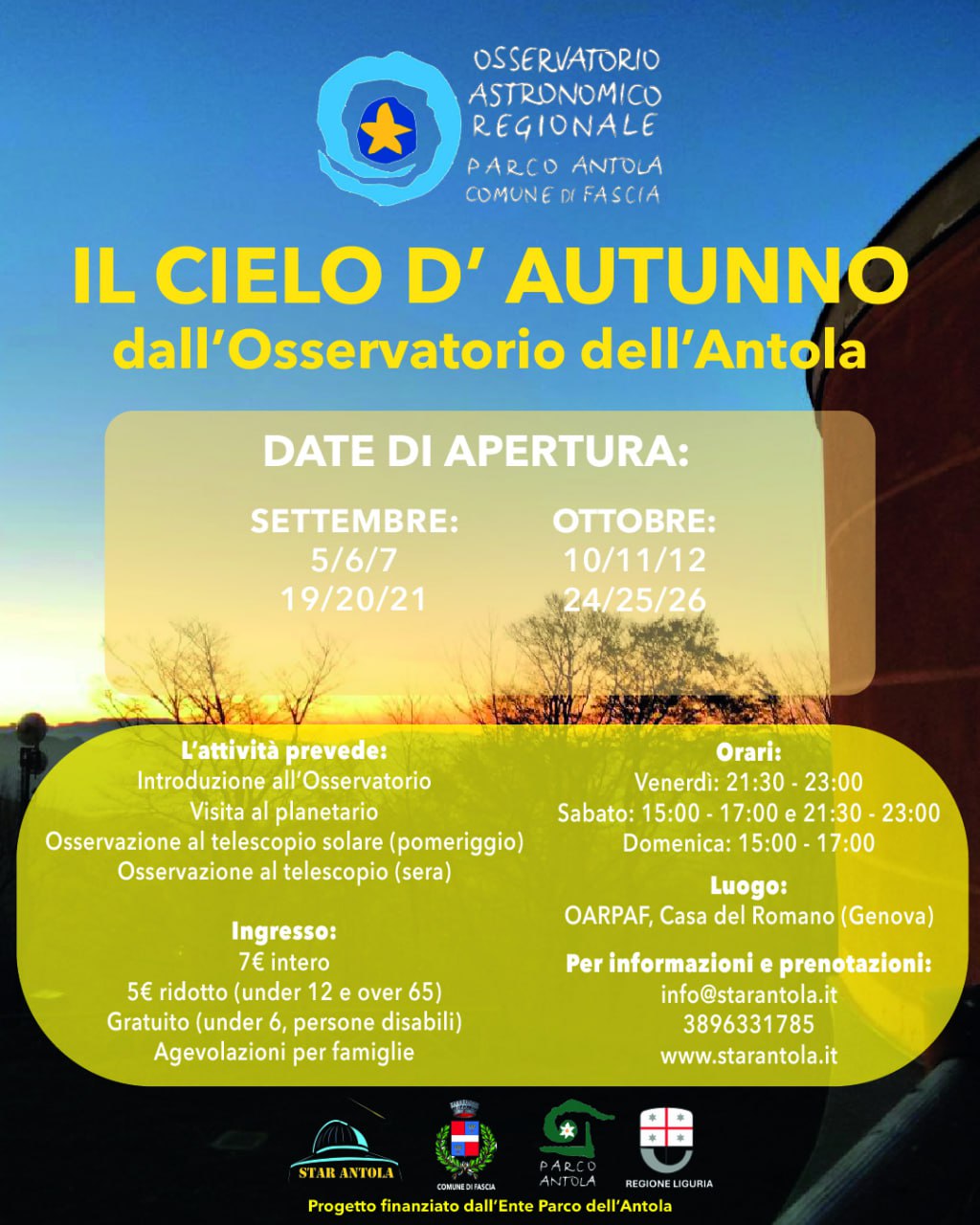 il cielo primaverile 2025